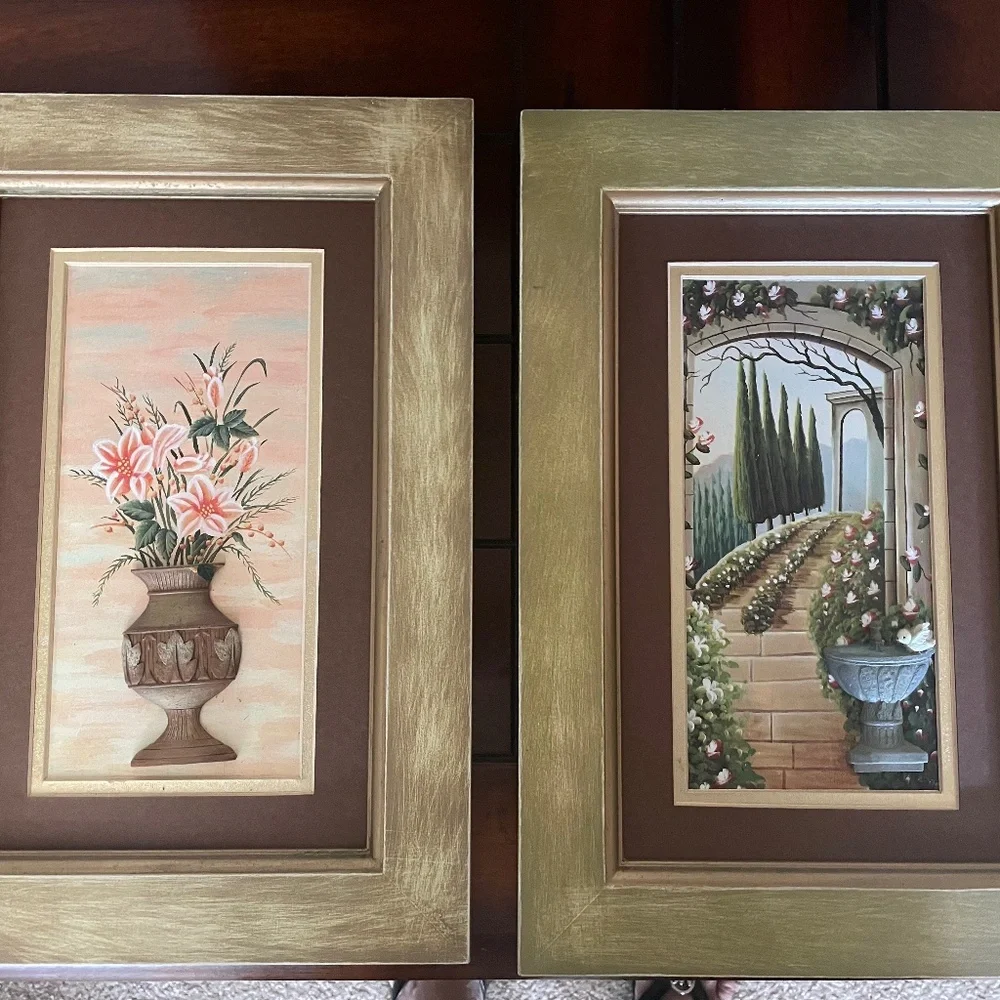 2 Anister frame wall decor 15x10
